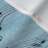 Music Notes Blue