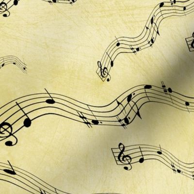 Musical Notes Yellow