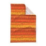 Orange and Yellow Tribal Stripe