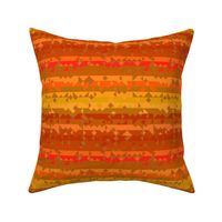 Orange and Yellow Tribal Stripe