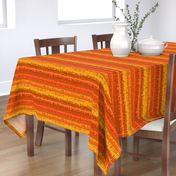 Orange and Yellow Tribal Stripe