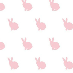 Pink bunny solid