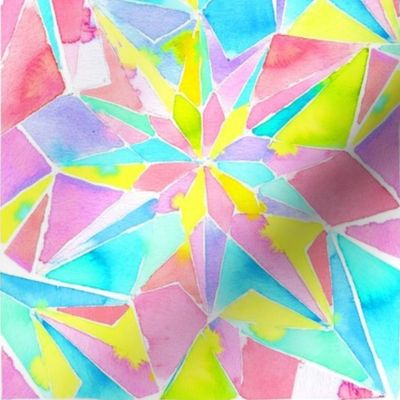 watercolor kaleidoscope