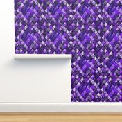 Purple, silver, black dragon scales (for Michael) by Su_G_©SuSchaefer