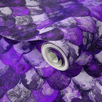 Purple, silver, black dragon scales (for Michael) by Su_G_©SuSchaefer