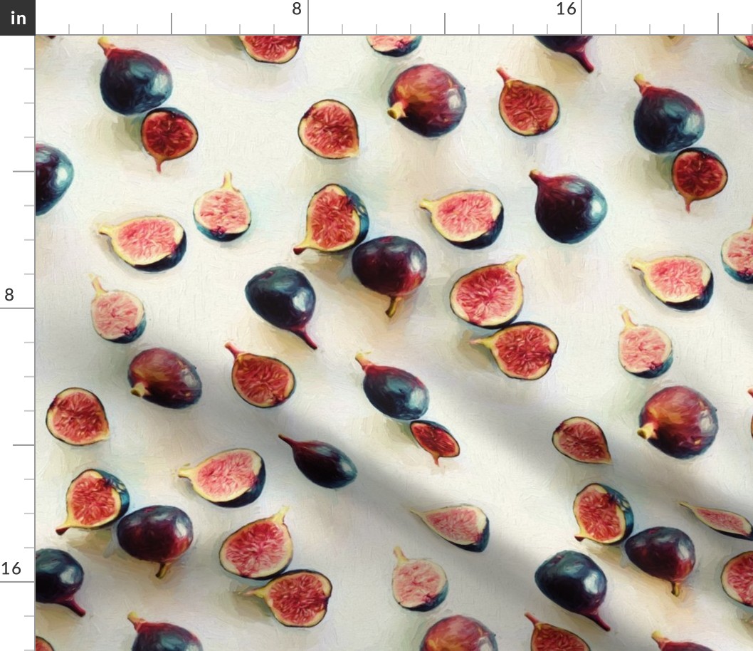 Fresh Figs on Linen - intense version