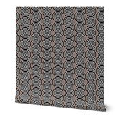 Taupe Target Large  Modern Miss Chiff Designs