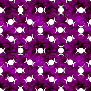 Triple Goddes Symbo dk purple