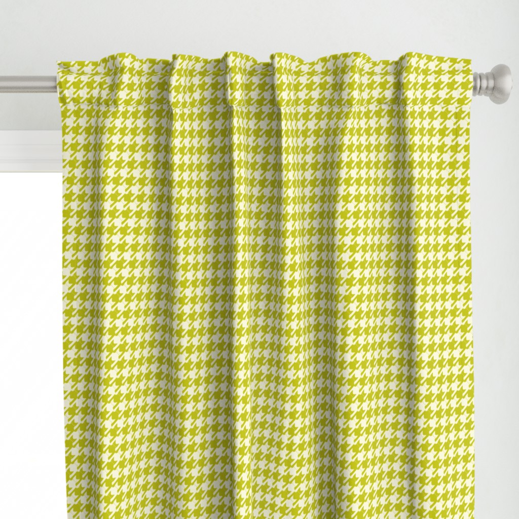 small - cats-tooth in lime green and light yellow