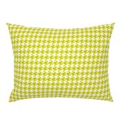 small - cats-tooth in lime green and light yellow