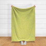 small - cats-tooth in lime green and light yellow