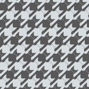 small - cats-tooth in grey and light blue