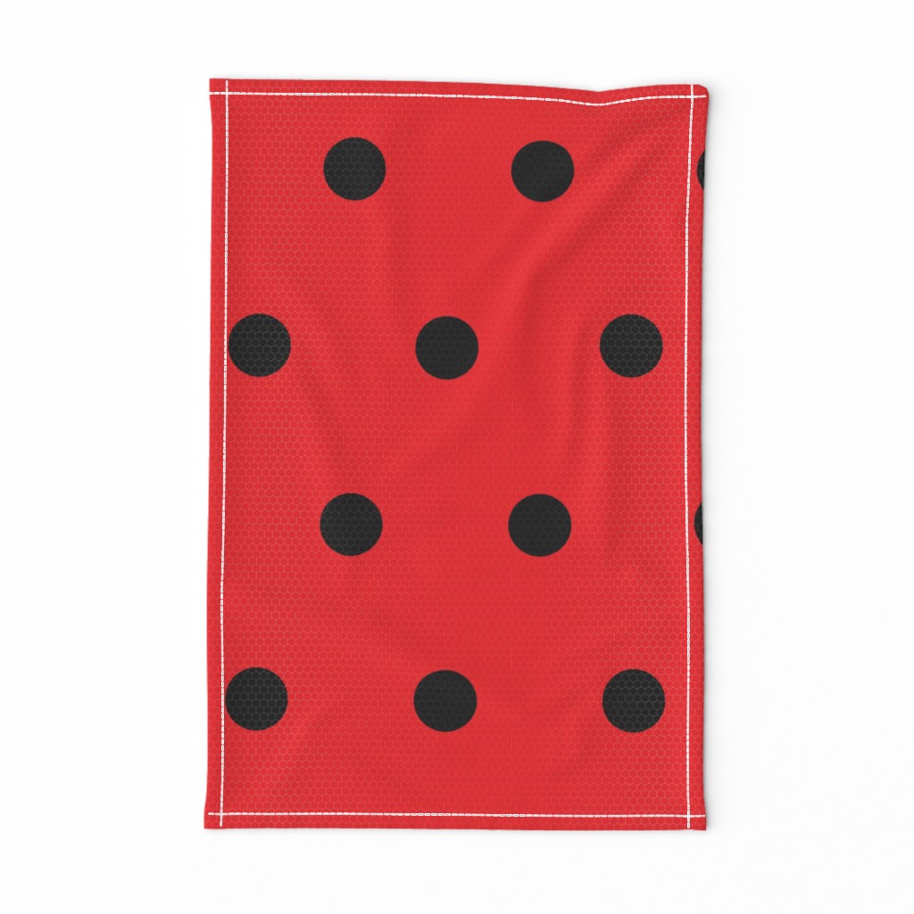 Ladybug Pattern Fabric