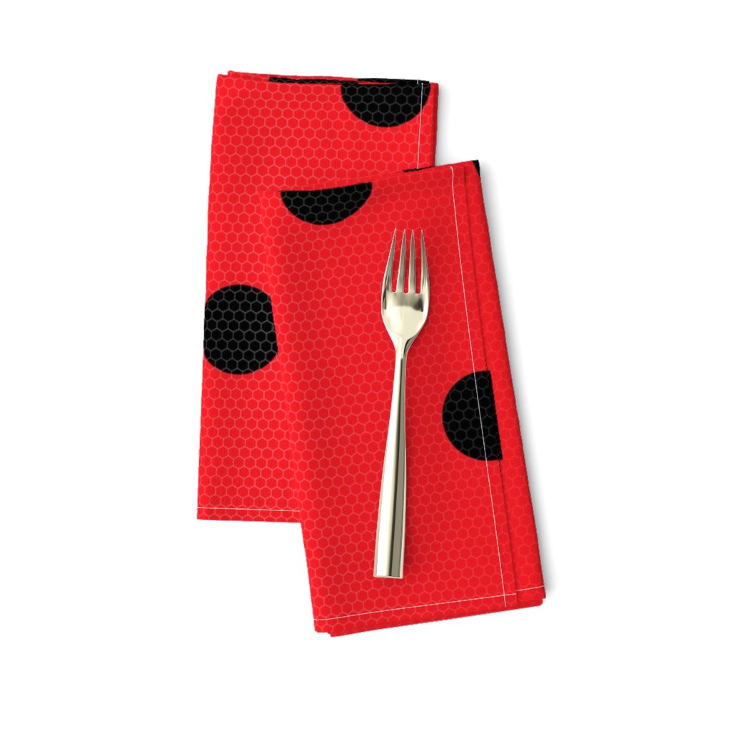 Ladybug Pattern Fabric