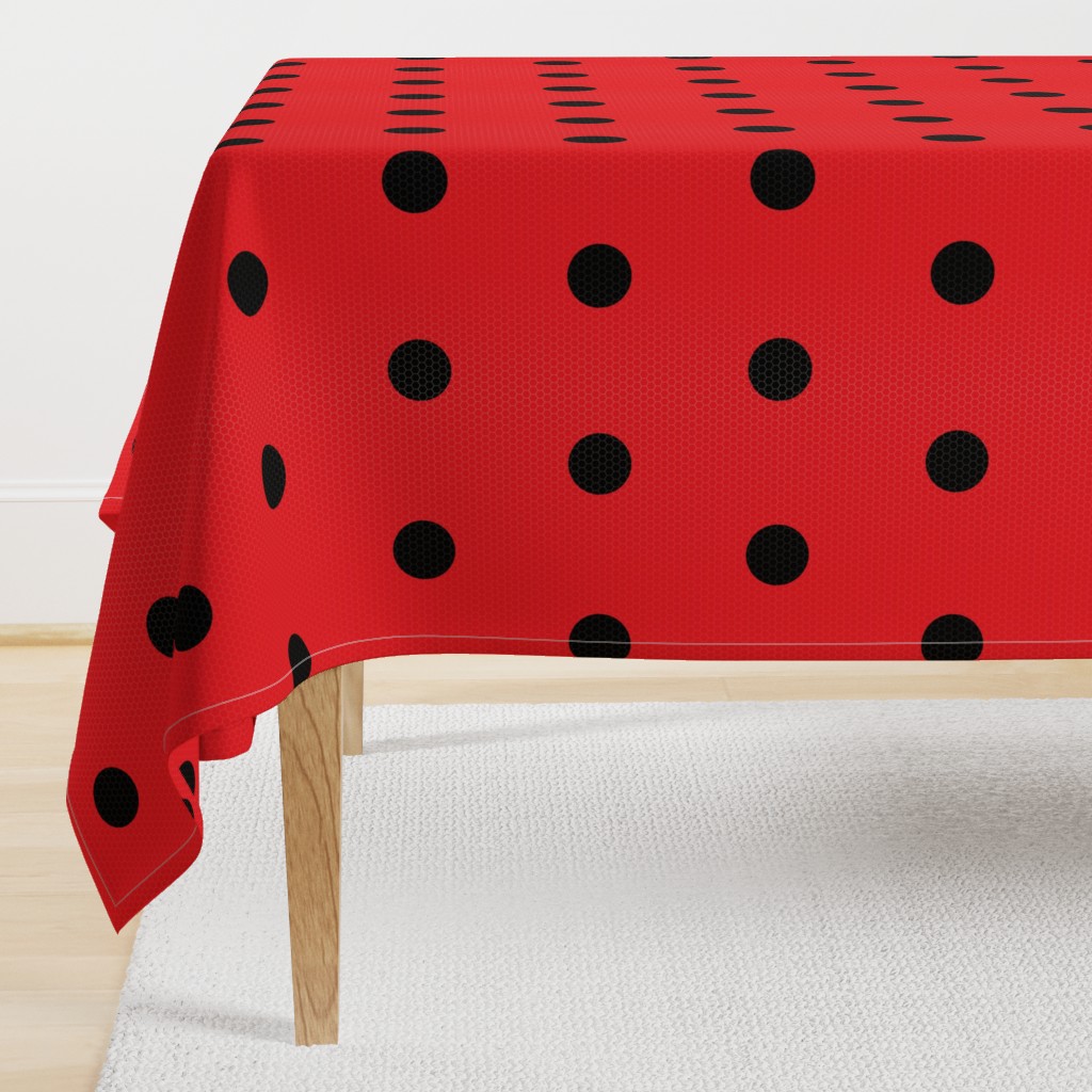 Ladybug Pattern Fabric