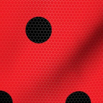 Ladybug Pattern Fabric