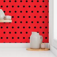 Ladybug Pattern Fabric