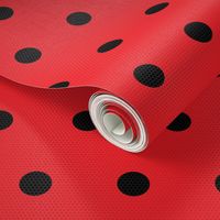 Ladybug Pattern Fabric