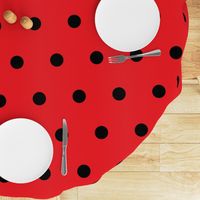 Ladybug Pattern Fabric