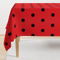 Ladybug Pattern Fabric