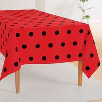 Ladybug Pattern Fabric