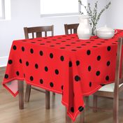 Ladybug Pattern Fabric