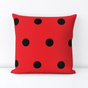 Ladybug Pattern Fabric