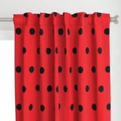 Ladybug Pattern Fabric