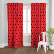 Ladybug Pattern Fabric