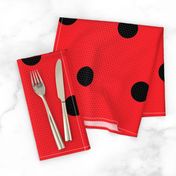 Ladybug Pattern Fabric