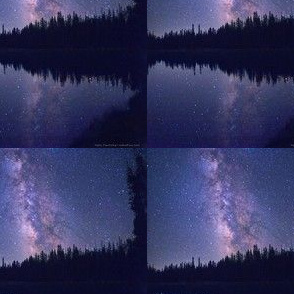 summit lake milky way