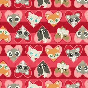 Valentine Animal Faces