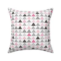 Triangles Geometric Pink