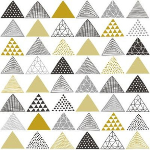 Triangles Geometric Gold