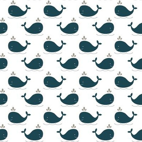Whales Small Navy
