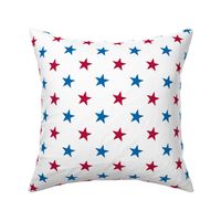 Americana Small Stars - White