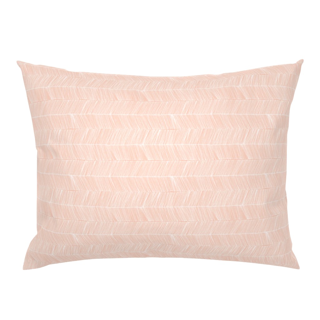 herringbone peach - rotated 90 degrees