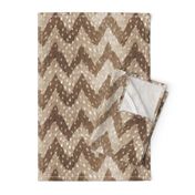 Luxe Deer Hide Chevron