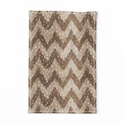 Luxe Deer Hide Chevron