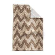 Luxe Deer Hide Chevron