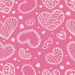 Valentines Day Hearts - Valentines Day - Valentines Day Fabric