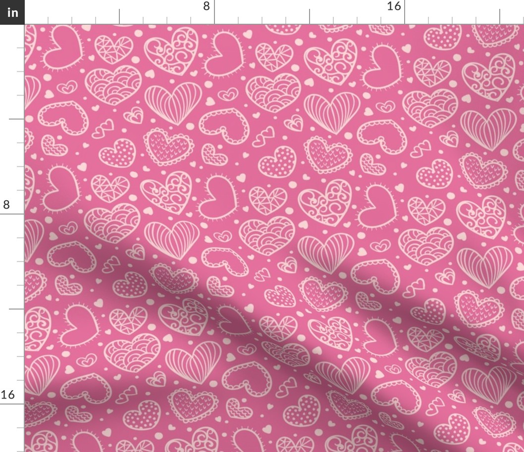 Valentines Day Hearts - Valentines Day - Valentines Day Fabric