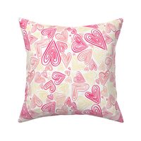 Valentines Day Hearts Pink - Valentines Day - Valentines Day Fabric