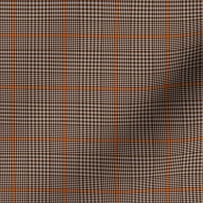 Prince of Wales check #2, 2" repeat, brown/taupe/burnt orange