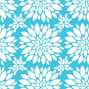 Flower-Petals-Silhouette-turquoise