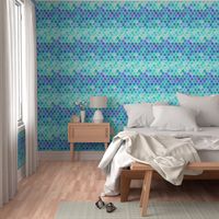 Blue and Green Moroccan Pattern