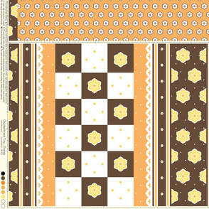 Checkerboard Tote - Orange - flexible kit plus bonus