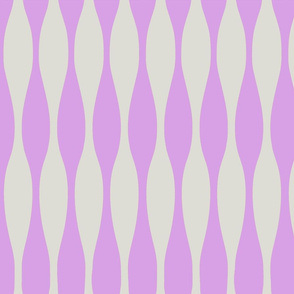 Wavy Purple & Gray Stripe Pattern