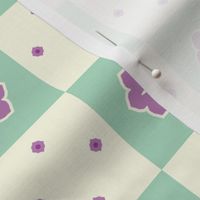 Checkerboard Petal - Victorian Violet