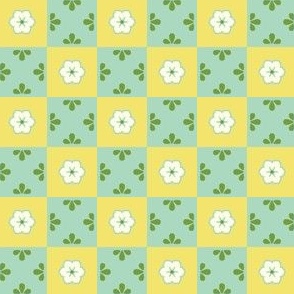 Checkerboard Leaf - Victorian Lemon